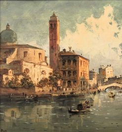 Napoleon Iii | Romano Ischia Venise, Le Grand Canal A Cannaregio - Giuseppe Riva (1834-1916)