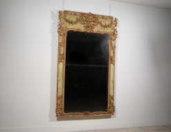 Miroirs, Trumeaux | Brozzetti Antichità Grand Miroir Baroque Italien Du Xviiie Siecle En Bois Et Pastiglia Laque