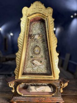 Art Sacre, Objets Religieux | Le jardin des Moines Monstrance Reliquaire Saint Liberat Xviiie Siecle