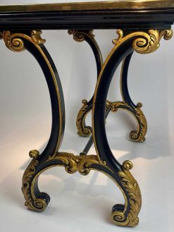 Louis-Philippe | Robin Kowalski Antiques Table Italienne Avec Plateau En Marbre Et Pietra Dura