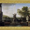 Xviie Siecle | Floris van Wanroij Fine Art Un Capriccio Architectural D'Un Jardin Palatial Italien - Isaac De Moucheron (1667-1744)