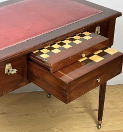 Louis Xvi | Sérignan Antiquités Petit Bureau De Boudoir A Evolution, De Jeux D'Epoque Louis Xvi Vers 1780