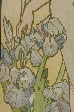 Gravures Anciennes | Galerie Tourbillon Les Fleurs - Alphonse Mucha (1860-1939)