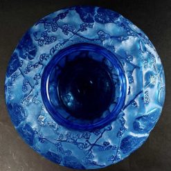 Verrerie, Cristallerie | BG Arts 1919 Rene Lalique - Vase Perruches Bleu Electrique