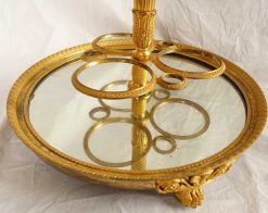 Restauration | GSLR Antiques Service Cabaret D'Epoque Charles X En Cristal Et Bronze Dore