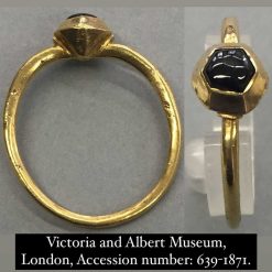 Bijouterie, Joaillerie | Matthew Holder Bague Etrier Medievale Sertie D'Un Grenat Cabochon, Angleterre 13E/14E Siecle