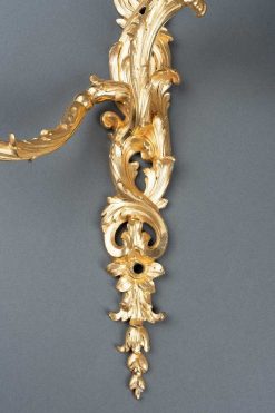 Regence | Franck Baptiste Paris Paire D'Appliques En Bronze Dore , Paris Vers 1730