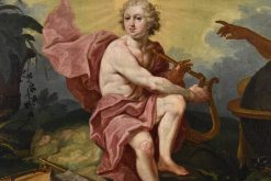 Louis Xiv | Antichità Castelbarco Allegorie Du Triomphe De L'Art Sur Le Temps, Matthias De Visch (1701 - 1765)