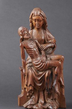 Moyen Age | Galerie Sismann Pieta Gothique - Autriche (Salzbourg) Vers 1420-1430