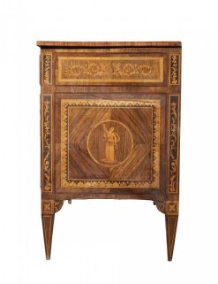 Louis Xvi | Riccardo Moneghini Commode Italienne D'Epoque Louis Xvi Marquetee En Divers Bois