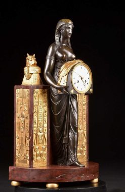 Horloges, Cartels | Mora Antiques Pendule Retour D'Egypte Par Ravrio Et Mensil, France Epoque Empire