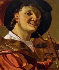 Louis Xiii | Antichità Castelbarco Joueur De Violon, Atelier De Hendrick Ter Brugghen (1588-1629)