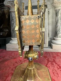 Renaissance | Le jardin des Moines Monstrance Reliquaire En Cuivre, Fin Xvedebut Xvie