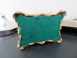 Objets De Vitrine | Antiquités Biau Boite En Malachite, Bronze Et Porcelaine Epoque Napoleon Iii