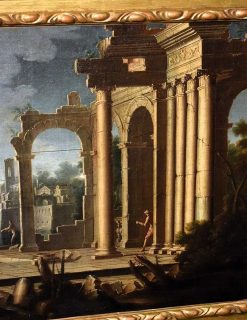 Louis Xiv | Romano Ischia Caprice Architectural Gennaro Greco (1663-1714)