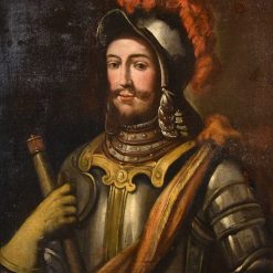 Louis Xiii | Antichità Castelbarco Portrait D'Un Chevalier En Armure - Peintre Lombard Du Xviie Siecle