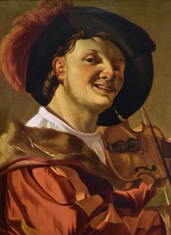 Louis Xiii | Antichità Castelbarco Joueur De Violon, Atelier De Hendrick Ter Brugghen (1588-1629)