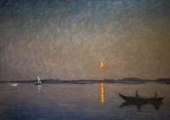 Nouveautes | ClassicArtworks Stockholm Gottfrid Kallstenius (1861-1943) - Nuit Silencieuse, 1921