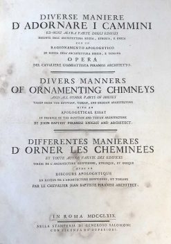 Gravures Anciennes | Antiques Prové Livre Avec Des Gravures De Jb Piranesi 1769