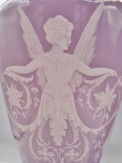 Verrerie, Cristallerie | Anne Besnard Paire De Vases En Opaline, Xixe Siecle