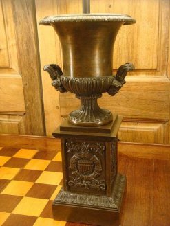 Louis-Philippe | Antiquaires Balzeau & Brion Paire De Lampes Cassolettes Vases Medicis En Bronze Epoque Louis Philippe