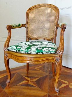 Louis Xv | GSLR Antiques Paire De Fauteuils Cannes Louis Xv - Estampille Sulpice Brizard