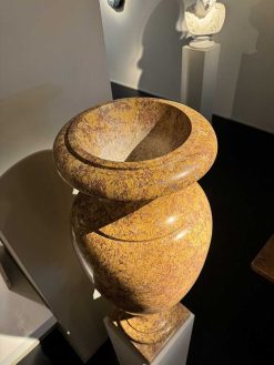 Objet De Decoration | Desmet Galerie Vase Monumental En Marbre De Brocatelle D'Espagne