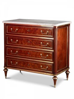 Louis Xvi | Galerie Delage Commode A Quatre Rangs De Tiroirs