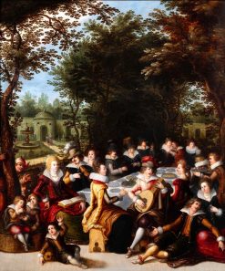 Renaissance | Galerie Nicolas Lenté Festin Dans Le Jardin D'Amour, Louis De Caullery (1582-1621)