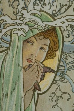 Gravures Anciennes | Galerie Tourbillon Les Saisons - Alphonse Mucha (1860-1939)