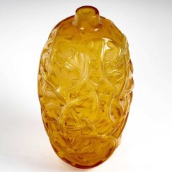 Art Nouveau | BG Arts 1921 Rene Lalique - Vase Ronces Jaune