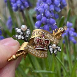 Bijouterie, Joaillerie | Matthew Holder Broche En Or Commemorant Le Jubile De La Reine Victoria, Fin Du 19E Siecle