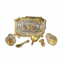 Objets De Vitrine | Matthew Holder Exceptionnel Necessaire En Cristal De Roche Monte Sur Or