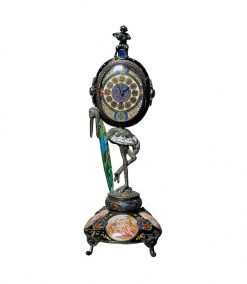 Napoleon Iii | Antiquités Olivier Alberteau Pendulette En Argent Emaille - Vienne, Xixeme Siecle