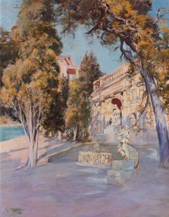 Nouveautes | Galerie Delvaille Raymond Louis Allegre (1857-1933) - Cannes, La Villa Faustina