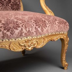 Regence | Laurent Chalvignac Paire De Larges Fauteuils Epoque Regence Xviiie Siecle