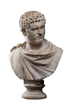 Sculpture | Cavagnis Lacerenza Buste De Caracalla En Platre Italie 19E Siecle