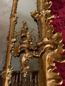 Miroirs, Trumeaux | Galerie Sylvain Levy Alban Grand Miroir Italien Rococo A Parecloses Vers 1750