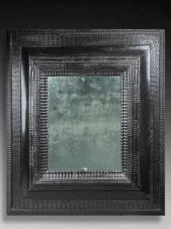 Miroirs, Trumeaux | Desmet Galerie Miroir En Bois De Poirier Ebonise Vers 1700