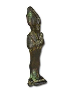 Archeologie | Matthew Holder Figure Votive En Bronze D'Osiris, Egypte Periode Tardive (Vers 713-332 Av. J.-C.)