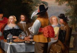 Xviie Siecle | Galerie FC Paris Banquet Dans Un Parc - Christoffel Jacobsz Van Der Laemen (1606-1651)