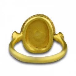 Archeologie | Matthew Holder Bague En Or Ancienne Sertie D'Une Intaille En Pierre De Sang 1Er Siecle