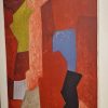 Gravures Anciennes | Castellino Fine Arts Composition Rouge, Jaune Et Bleu 1957 - Serge Poliakoff (1906 - 1969)