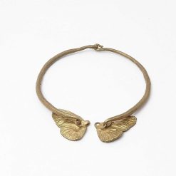 Annees 50-60 | Galerie Latham Papillon Collier En Bronze Dore De Claude Lalanne Edition Artcurial