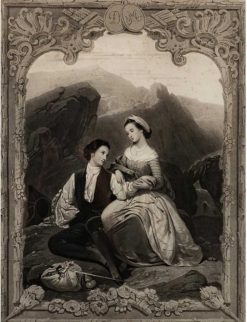 Xixe Siecle | Galerie Magdeleine Henri Frederic Schopin (1804 -1880) - Manon Lescaut Et D'Esgrieux