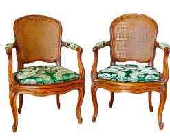 Louis Xv | GSLR Antiques Paire De Fauteuils Cannes Louis Xv - Estampille Sulpice Brizard