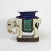 Objet De Decoration | Galerie Damidot Paire D'Elephants Tabourets