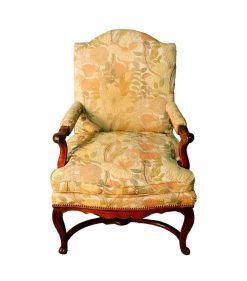 Regence | Jean-Yves Buhard Large Fauteuil A Dossier Plat Xviiie