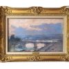 Nouveautes | Amlet Art Galerie Albert Lebourg-(1849-1928) - Fin De Journee A Rouen, Le Pont Corneille