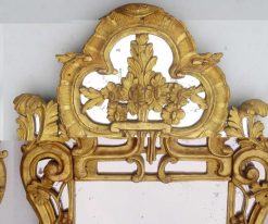 Xviiie Siecle | Anne Besnard Miroir En Bois Dore, Xviiie Siecle